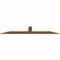 Ekena Millwork Portland Smooth Timber Gable Bracket, Western Red Cedar, 96"W x 16"H x 1 1/2"D x 5 1/2"F, 4/12 Pitch GBW096X16X0206POR00SWR - alternate 4